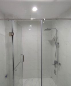 vách kính phòng tắm 3 tấm
