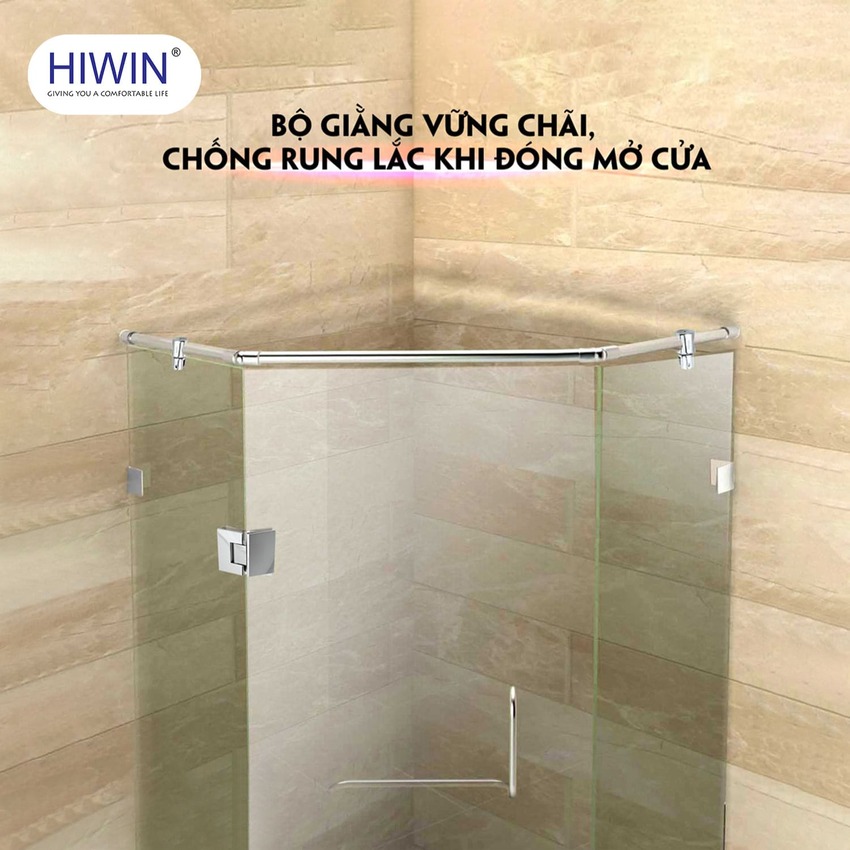 phụ kiện vách tắm kính 135 độ