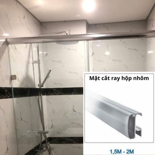 Cấu tạo ray cabin tắm kính mở trượt