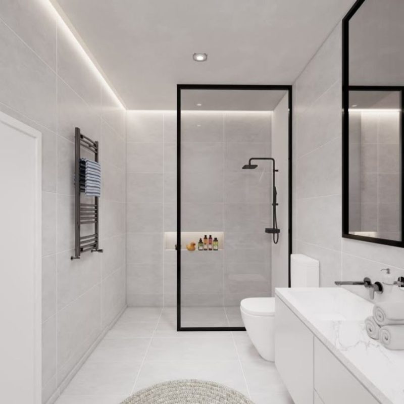 Các loại vách kính phòng tắm giúp tối ưu không gian Vách kính nhà tắm không cửa