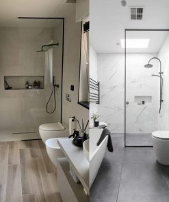 cabin nhà tắm không cửa