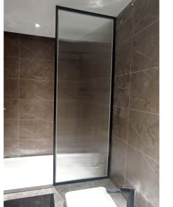vách kính tắm không cửa