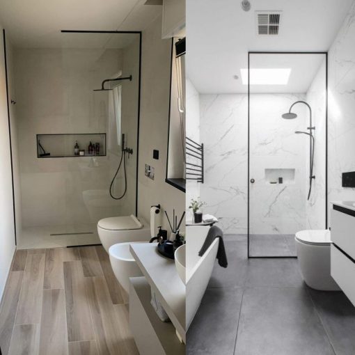cabin nhà tắm không cửa